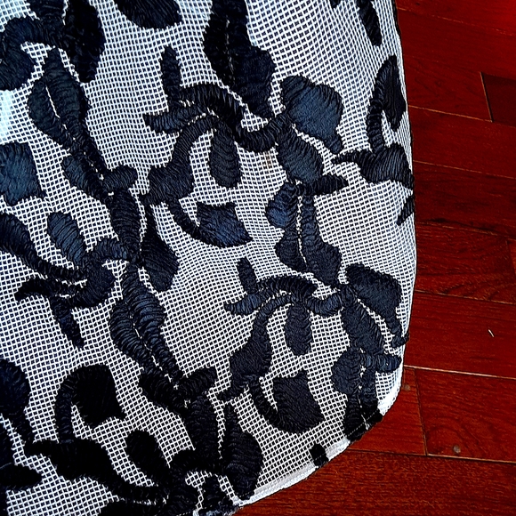 Akira Black and White Halter High Low Dress - Picture 4 of 4